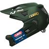 ABUS MTB-Helm YouDrop FF, Verde, Taglia S | Casco integrale per bambini e ragazzi, mentoniera rimovibile, per MTB, skatepark, downhill