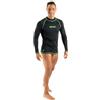 SEAC t-Sun Maglia a Maniche Lunghe, Black/Green