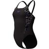 Speedo HyperBoom Splice Muscleback Costume da Bagno Intero per Donna, Bright Peach, 28