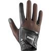 uvex sumair - guanti da equitazione per adulti - flessibili - ventilazione ottimale - black-brown - 6.5