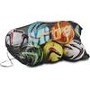 Mitre Sacca da calcio ventilata in rete, può contenere 10 palloni, taglia unica, colore nero