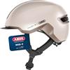 ABUS Casco da bicicletta HUD-Y - con luce posteriore LED magnetica ricaricabile e chiusura magnetica - Casco urbano elegante per l'uso quotidiano - per uomo e donna