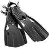 Intex 55634 - Pinne Medie Super Sport, Latex Free, Nero, 38-40 EU
