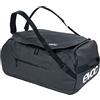 EVOC DUFFLE BAG 60 borsa impermeabile per attrezzatura e da viaggio (tracolla rimovibile, utilizzo universale, sistema BRACE LINK, senza PVC, impermeabile), grigio carbonio/nero