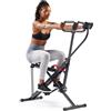 Sunny Health & Fitness Row-N-Ride Smart Total Body per Squat Assistito