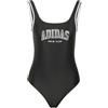 adidas Donna Collegiate U-Back Swimsuit Swimwear, Black, 44