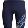 Speedo Medley Logo Jammer da Nuoto per Uomo, Blu Navy, 38