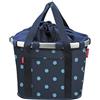 KlickFix Asista - Borsa Klickfix per adulti, unisex, con pois misti, blu, 35 x 28 x 26 cm