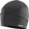 Salomon ACTIVE BEANIE, Lightweight Running Cap Unisex, Hiking, Trail Running, Outdoor Sports, Deep Black, one size fits all