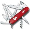 Victorinox Angler Swiss Army Knife - Coltellino Svizzero per Pesca, 19 | Coltellino multiuso con squama pesci, slamatore e pinza. Ideale per pesca e campeggio, 91 mm, rosso, prodotto in Svizzera