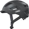 ABUS Hyban 2.0 city - casco da bici con luce posteriore, calotta rigida in ABS, buona vestibilità - per uomo e donna