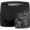 Speedo Uomo Hyper Boom Placement V-Cut I Aquashort, Nero/Oxid Grigio, 44