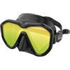 SEAC Appeal - Maschera da Subacquea Made in Italy monolente con Fibbia 3D Direttamente sul facciale Unisex Adulto