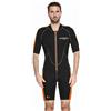 CRESSI LIDO MAN SHORTY WETSUIT BLACK/ORANGE 2mm M/3