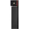 Abus Bordo uGrip 5700 ST Lucchetto Pieghevole con Custodia per Lucchetto - Lucchetto per Bicicletta con Barre Spesse 5 mm - Livello di Sicurezza 7-80 cm - Nero
