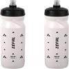 ZEFAL Pack Sense Soft 65 - Set di due Borracce Bici e MTB - Borraccia Ciclismo e Sportiva Flessibile e Inodore - Borraccia Bici Senza BPA - Tappo in Silicone - Bianco, 2 x 650ml