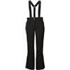 KILLTEC Women's Pantaloni da Sci/Pantaloni Softshell con Protezione Bordi, paraneve e Cinturini Staccabili Thônes Wmn Ski Sftshll PNTS C, Nero, 44, 36414-000