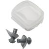 Speedo Unisex Adulto Ergo Swimming Earplug Tappi per orecchie, Grigio, Taglia Unica