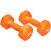 Amazon Basics Coppia di manubri in neoprene, 3 kg, Arancione