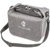 M-Wave Waterproofed Handlebar Bag Suburban Front, Material Nylon Tpu, Grey Melange W/Reflective Print