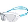 ARENA The One Mask Junior Occhialini Nuoto Anti-Appannamento per Bambini, Maschera Piscina con Grandi Lenti Specchiate, Protezione UV, Ponte Nasale Autoregolante, Guarnizioni Orbit-Proof