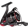 Abu Garcia Cardinal X Mulinello da spinning; alte prestazioni per la pesca in acqua dolce, design liscio e resistente, ideale per la pesca di trote, persici e lucci, taglia 2000, unisex, nero/rosso
