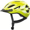 ABUS Urban-I 4.0 - Casco da bicicletta con fanale posteriore ricaricabile, 2 modalità di illuminazione, visiera, apertura a treccia e chiusura magnetica, per ragazzi, donne e uomini