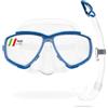 CRESSI Perla - Maschera Singola Perla o Combo Set Maschera Perla+Snorkel Mexico per Immersioni e Snorkeling, Taglia Unica, Adulti
