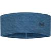 BUFF| Fascia LW Merino wool, Sciarpa multifunzionale, 100% Lana merino, Escursionismo, Outdoor, Sostenibile, Leggera, Fine, Multifunzionale, Taglia unica, Blu