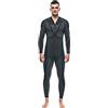 Dainese Dry Suit, sotto Tuta Moto Traspirante, Uomo, Nero/Blu, XS/S