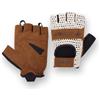 Chiba Unisex Retro Guanti Beige/Brown XXL