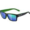 ALPINA Kacey, Occhiali Da Ciclismo Unisex Adulto, Black Matt-green, Taglia unica