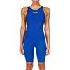 Arena Powerskin Carbon Air² - Costume da Bagno da Donna con Schiena Aperta, Donna, Costume da Bagno, 2526, Blu Elettrico/Grigio Scuro/Giallo Fluo, 32