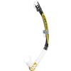 Cressi Alpha Ultra Dry Snorkel SIL. Clear/Tube Black Yellow