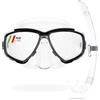 CRESSI Perla - Maschera Singola Perla o Combo Set Maschera Perla+Snorkel Mexico per Immersioni e Snorkeling, Taglia Unica, Adulti