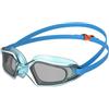Speedo Unisex bambini Occhialini da nuoto Hydropulse | Aderenza comoda | Modello regolabile | Anti-appannamento | Tenuta stagna Poolblue/Chilliblue/Lghtsmoke One Size