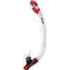 SEAC Reverse Dry, Snorkel con Sistema Dry Top e Valvola di Spurgo, Trasparente/Rosso