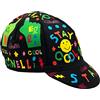 Cinelli - Berretto da Ciclismo Unisex Sammy Binko, Unisex - Adulto, Berretto da Ciclismo, STAYCCAP, Rimani Fresco, Taglia Unica