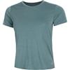 Under Armour Donna Launch Short Sleeve, Maglietta Manica Corta Traspirante per Corsa e Running, T-Shirt Sportiva con Dettagli Riflettenti per Una Maggiore visibilità,Jasper Blue/Reflective,MD