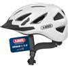 ABUS Urban-I 3.0 city helmet - casco da bici con luce posteriore, visiera e chiusura magnetica - per uomini e donne