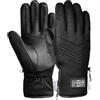 Reusch Daisy Guanti invernali da donna con antivento by Gore-TEX Labs & Primaloft Gold - Guanti da dita in pelle di pecora con zip, antivento, impermeabili, traspiranti, morbidi ed eleganti