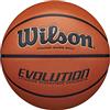 Wilson, Pallone da basket, Clutch, Misura 7, Giallo neon/Blu, Uso all'interno e all'esterno, WTB1434XB