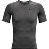 Under Armour Men's Heatgear Compression Shirt Carbon Heather/Black XL XL