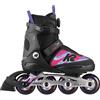 K2 Skates Ragazze Pattini in linea CHARM BOA ALU — black - pink — M (EU: 32-37 / Mondo: 220-260 / cm: 22-26 / UK: 13-4 / US: 1-5) — 30F0120