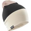 Salomon FLATSPIN REVERSIBLE BEANIE, Versatile Reversible Running Cap for Trail Running, Hiking, Outdoor Sports, Deep Black-White