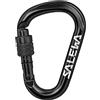 SALEWA HMS Screw G2, Carabiner Unisex-Adult, Black, Taglia Unica