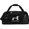 Under Armour Unisex Undeniable 5.0 Medium Duffle Bag - Black / Black / Metallic Silver - OSFM