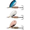Abu Garcia Fast Attack Spinner - Confezione da 3 esche da pesca perfette per trote, salmone e trote di mare in acqua dolce - Ami bilanciati, precisi e affilati