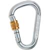 Edelrid moschettone Steel HMS Screw, Silver, 882910000060