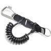 Best divers | Clip Estensibile Color Strong Black, Spirale ø30x6 mm Nero, Aggancio Fa immerisone Estensibile